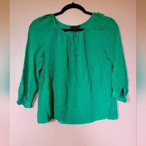 Sheer J. Crew top, size 0P